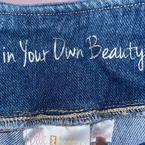 Bella- Kim Gravel Jean Capri’s Women’s size 6 - Picture 2 of 5